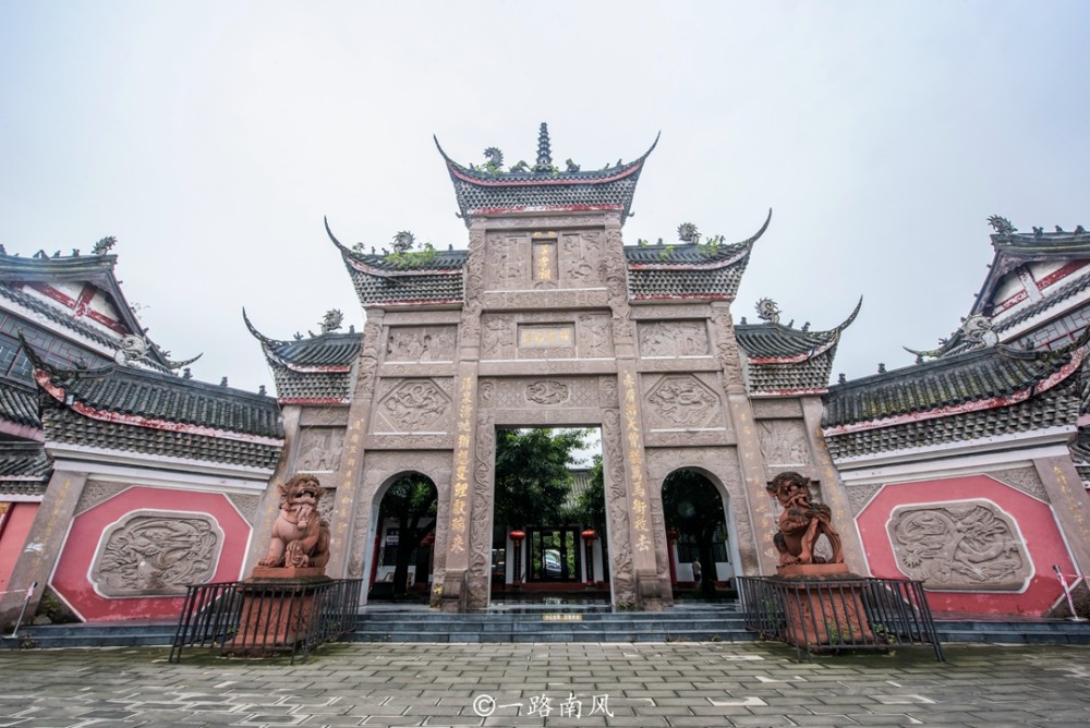 中国唯一的德孝城位于四川德阳连强盗都被孝子感动而送油送米