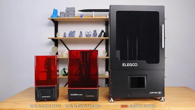 众筹达2400万元 Elegoo大尺寸lcd光固化3d打印机全球首发 全网搜