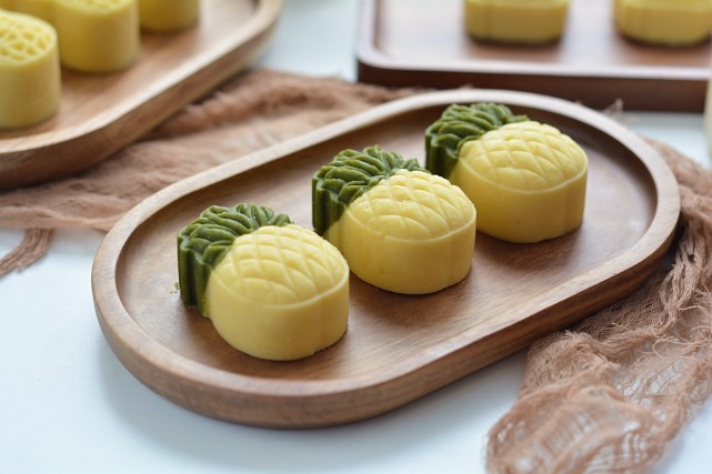 入口即化的奶香绿豆糕当点心做馅料真诱人真材实料真棒