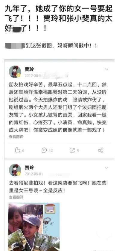 贾玲张小斐逛游乐园！和路人拍大合照没架子，后者太瘦撑不起衣服