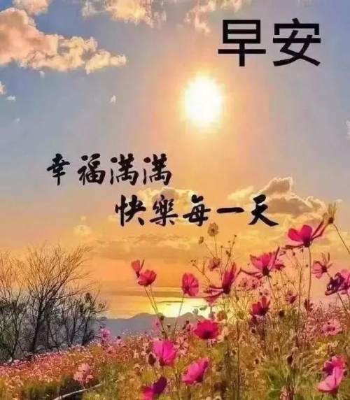 分享朋友圈新版早安图片带字最美的早安祝福问候暖心语录