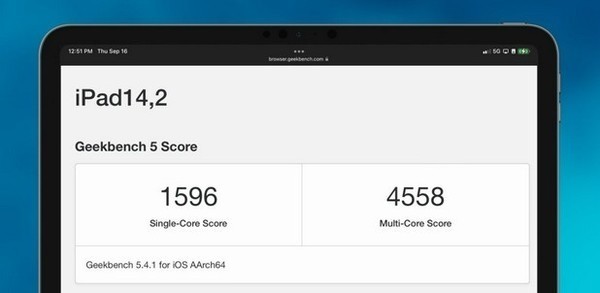 ipad mini 6跑分出炉!单核1596分 稍慢于iphone 13