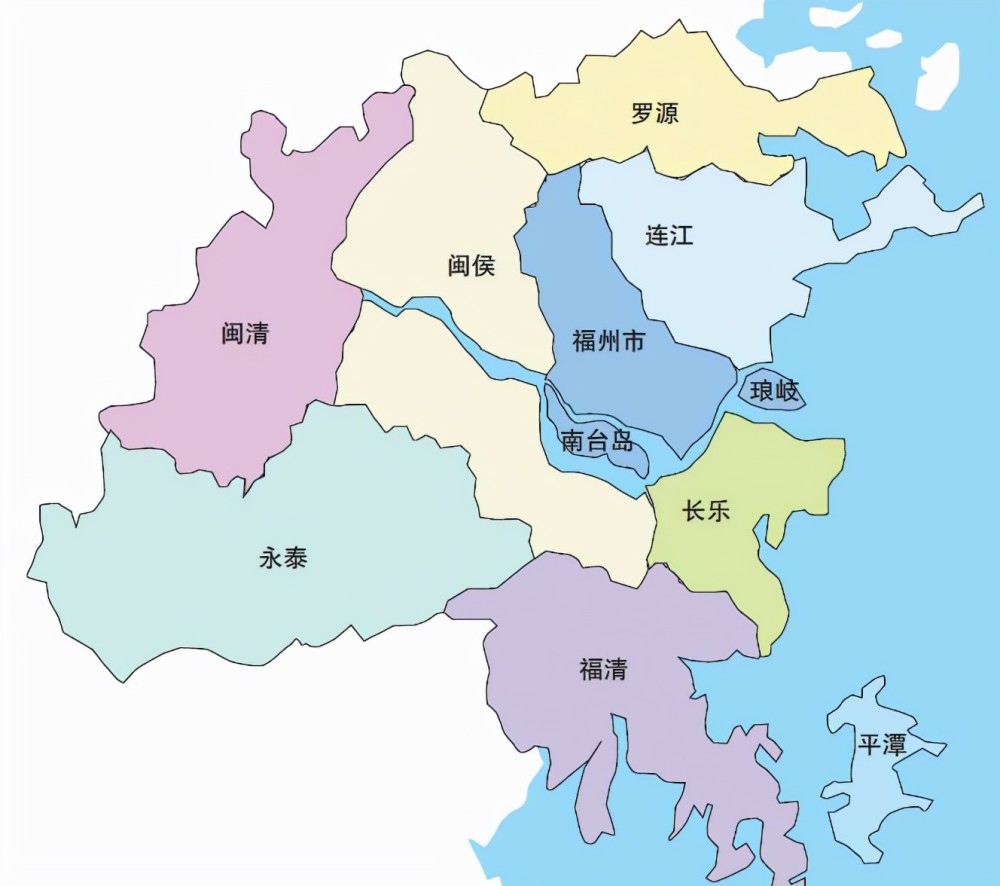 福建省的区划调整,9个地级市之一,福州市为何有13个区县?
