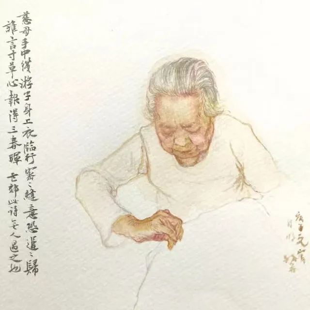 母亲家园水彩系列