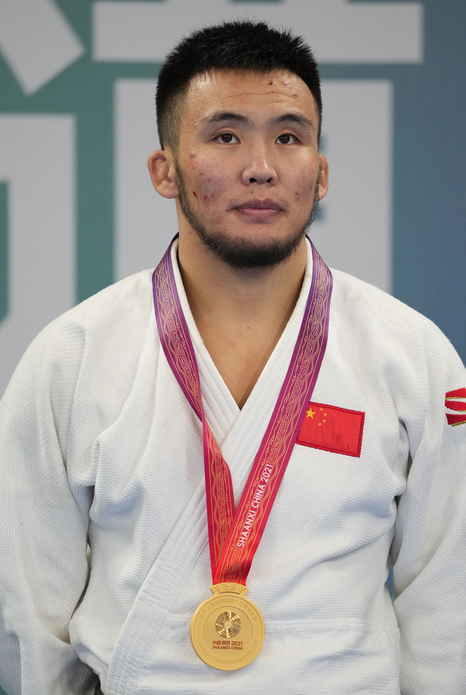 全运会柔道男子73公斤级决赛青达嘎夺冠