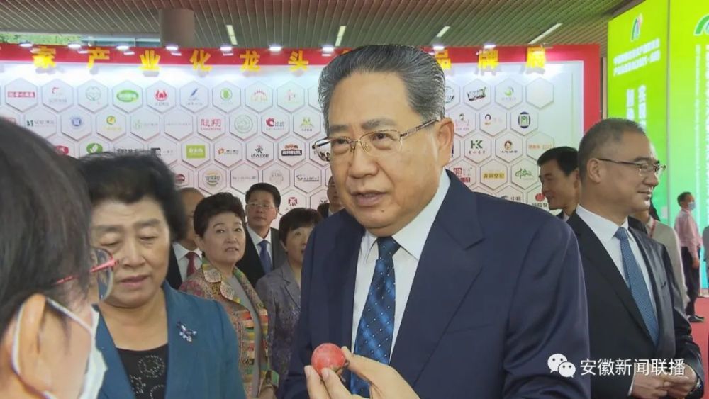 李锦斌王清宪巡视农交会展馆