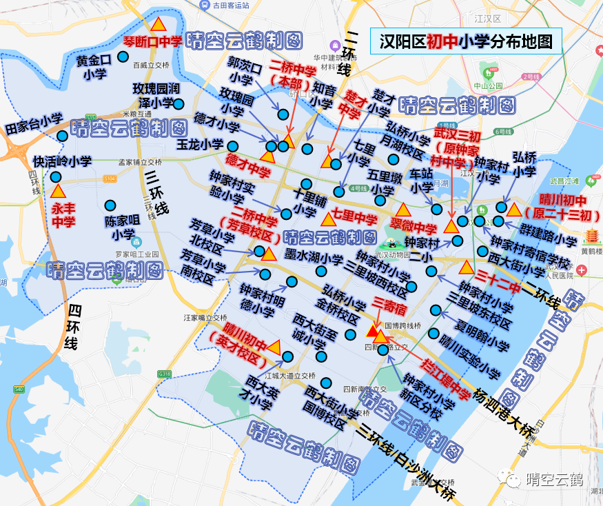 汉阳各街道行政区划图图片