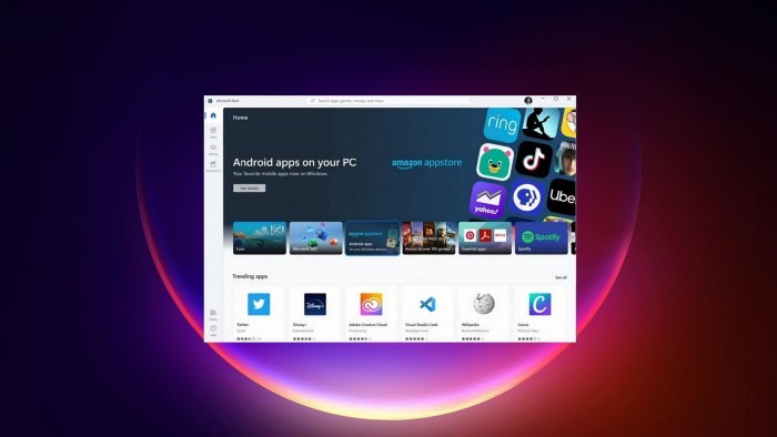 亚马逊的appstore首次出现在microsoft Sto 全网搜