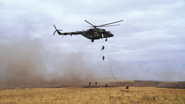 "和平使命-2021"联合军演举行第三次实兵合练