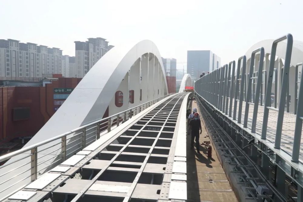 由中国中铁六局北京公司承建的北京磁浮s1线剩余段(金安桥——苹果园