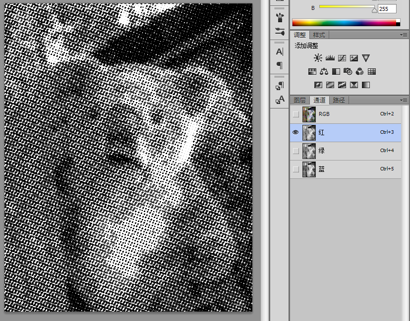 ps制作圆点效果