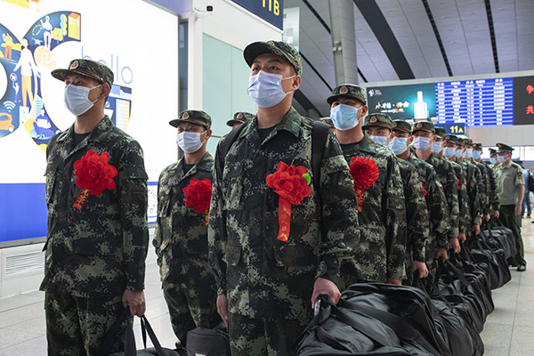 武警北京总队执勤第三支队2021年度秋季新兵入营啦!