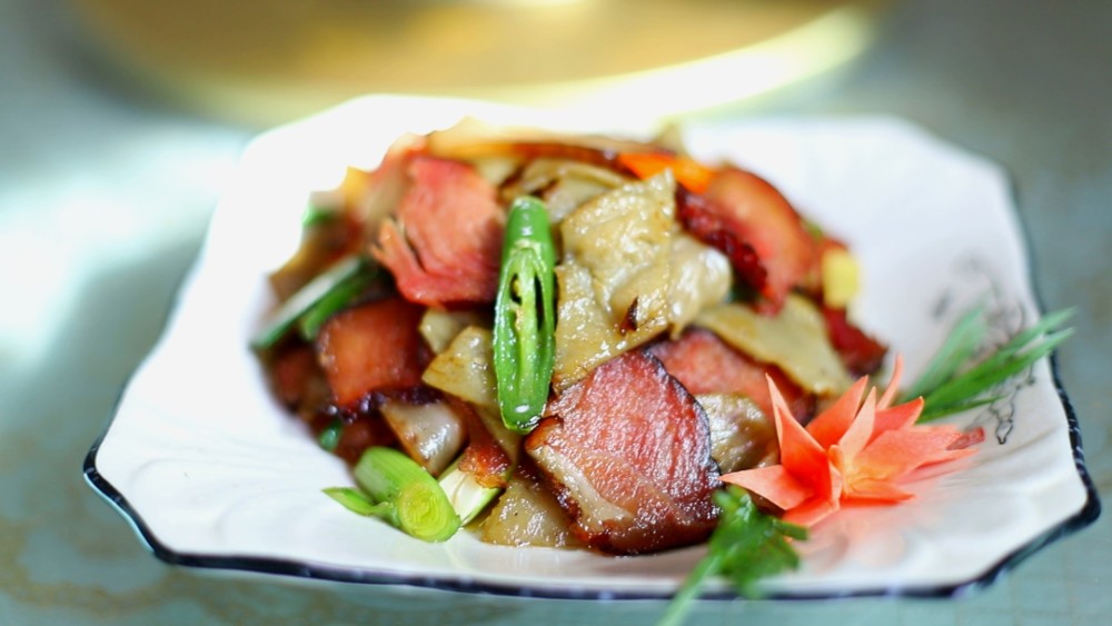 陕菜味道佛坪粉皮腊肉