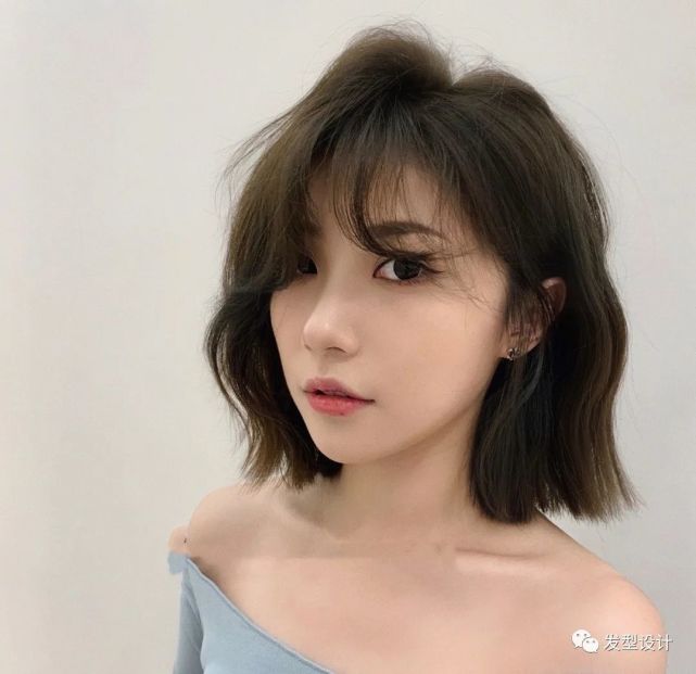 "清冷姐姐短发",永不过时.|头发|中分|刘海|短发|发型