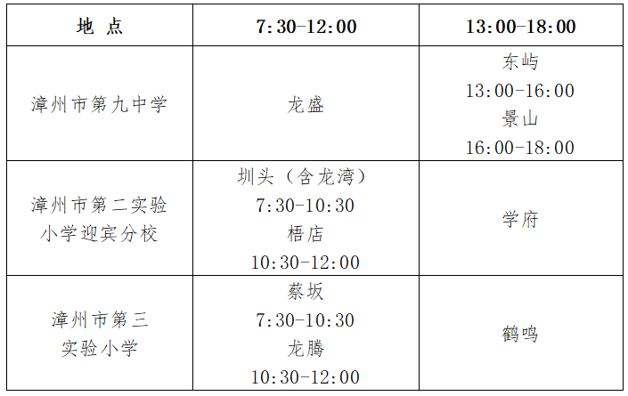 場地安排2021年9月21日至22日全天二,檢測時間在藍田街道區域內工作