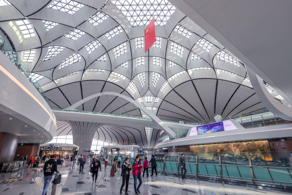 北京新晋网红打卡地,超炫酷的大兴机场,随手一拍都是大片_腾讯新闻