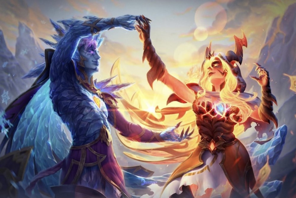 外网粉丝自制霞洛皮肤