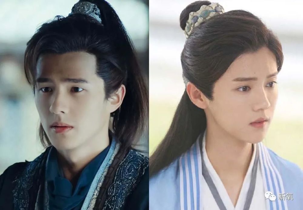 由于整体面相偏清秀柔美,就少了几分男性的硬朗气魄.