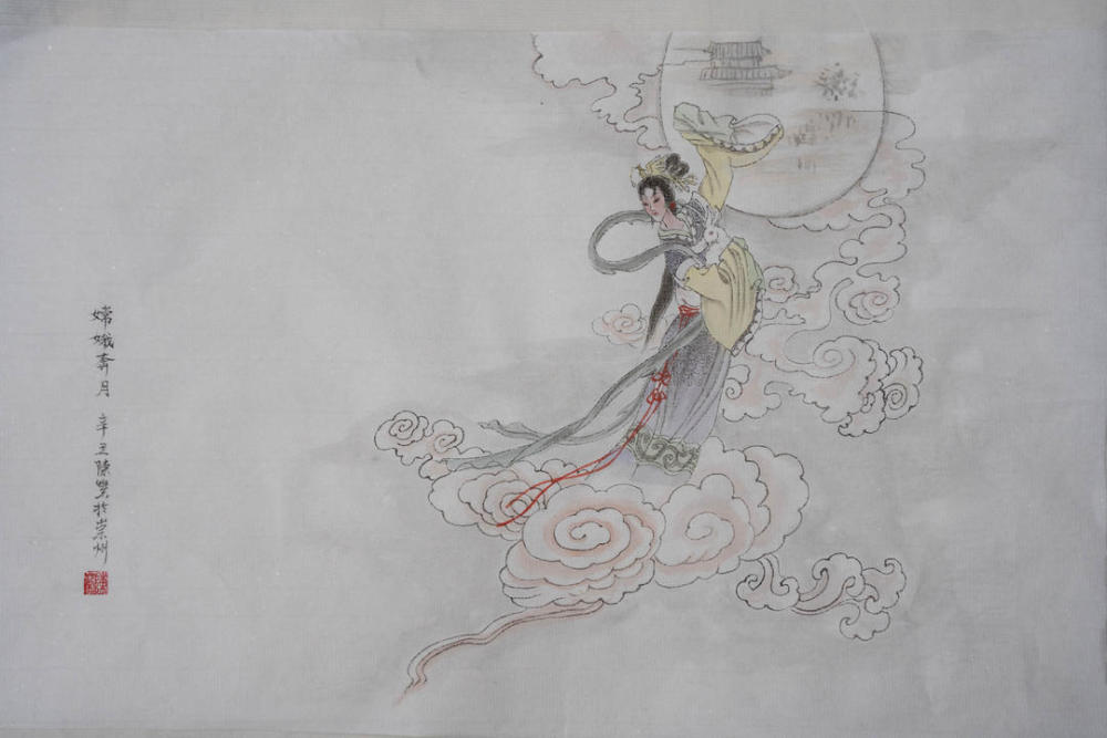 我们的节日口述民俗画中有诗诗中有画国画里的中秋之色