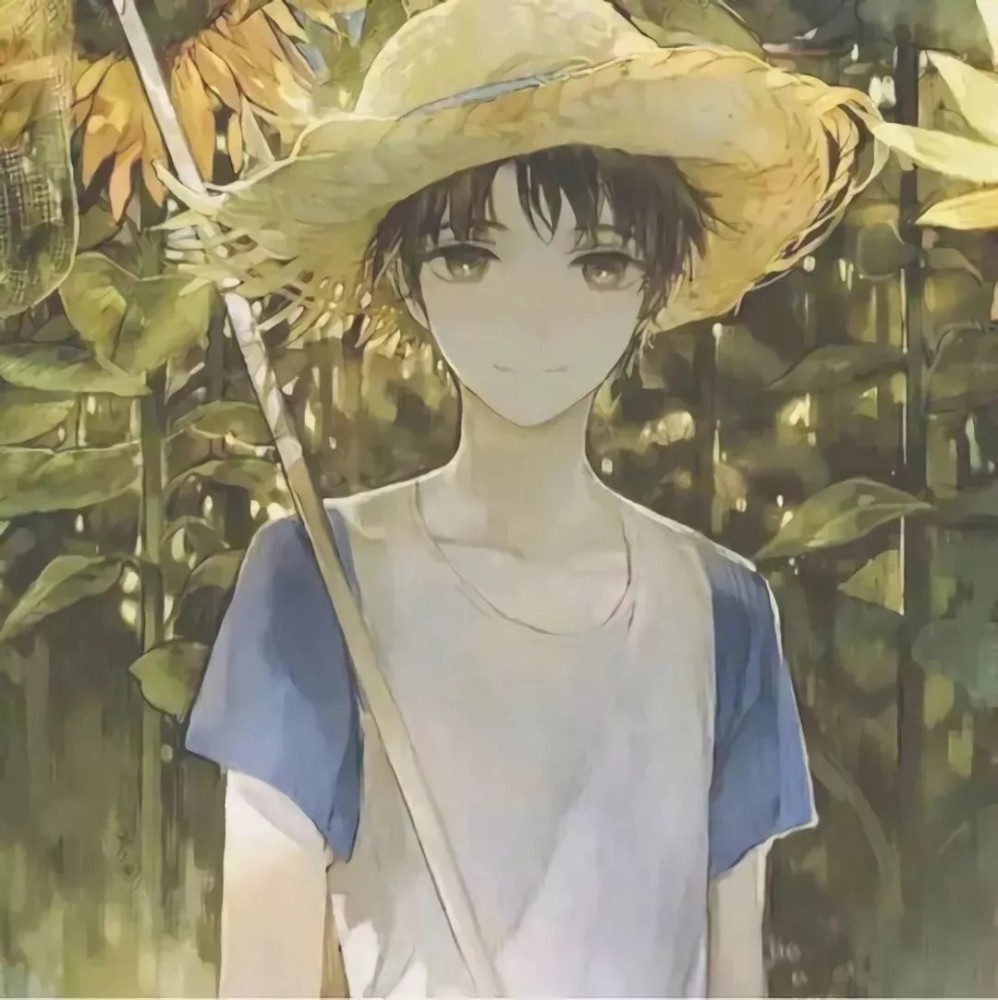 动漫男生头像这路遥马急的人间你我平安喜乐就好