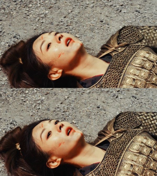 女星战损妆又美又惨赵丽颖热巴李沁这几位绝了