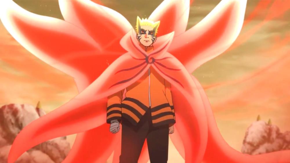 博人传216鸣人开启全新形态九尾超人vs大筒木一式