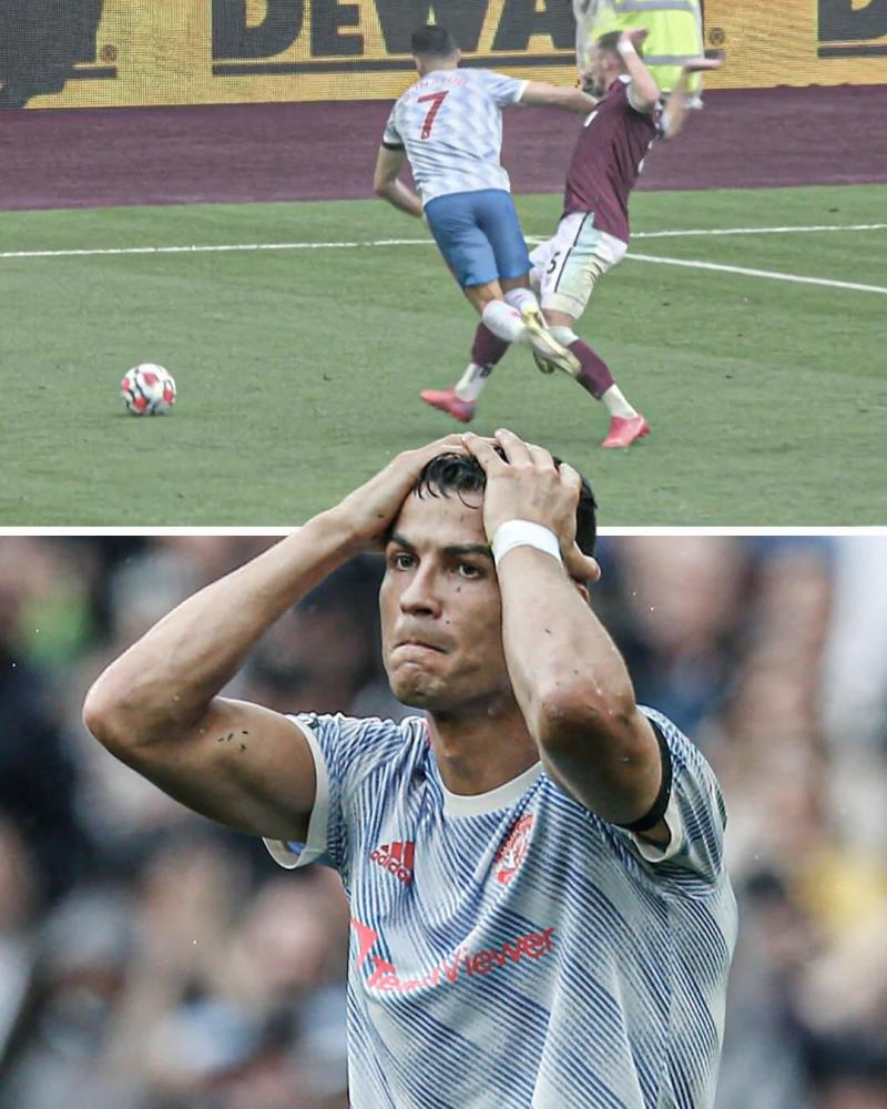 c罗遭遇黑哨11分钟禁区内3次倒地无点球假摔还是被针对