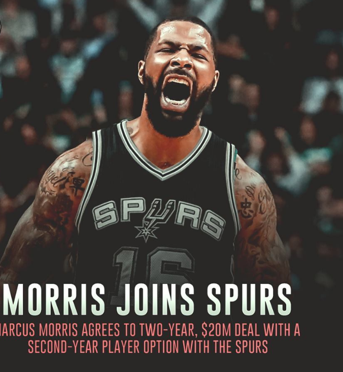 马库斯-莫里斯 NBA5大毁约球员：2人获封“乔守信”，皇帝不允许被交易