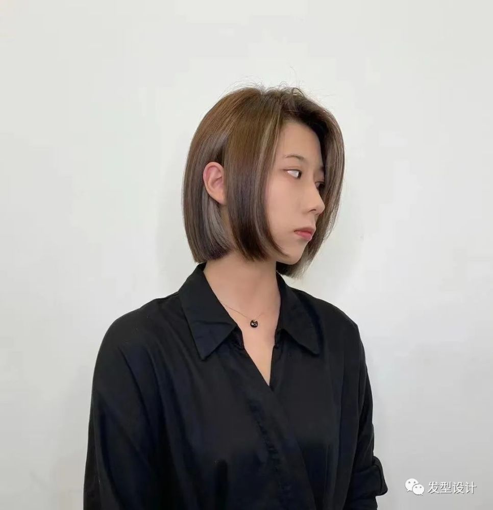 "法式流苏染短发",爆美.