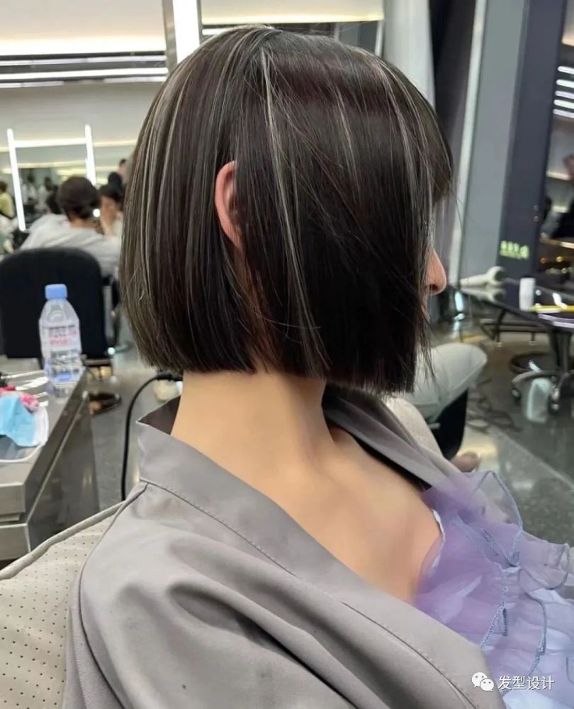 "法式流苏染短发",爆美.
