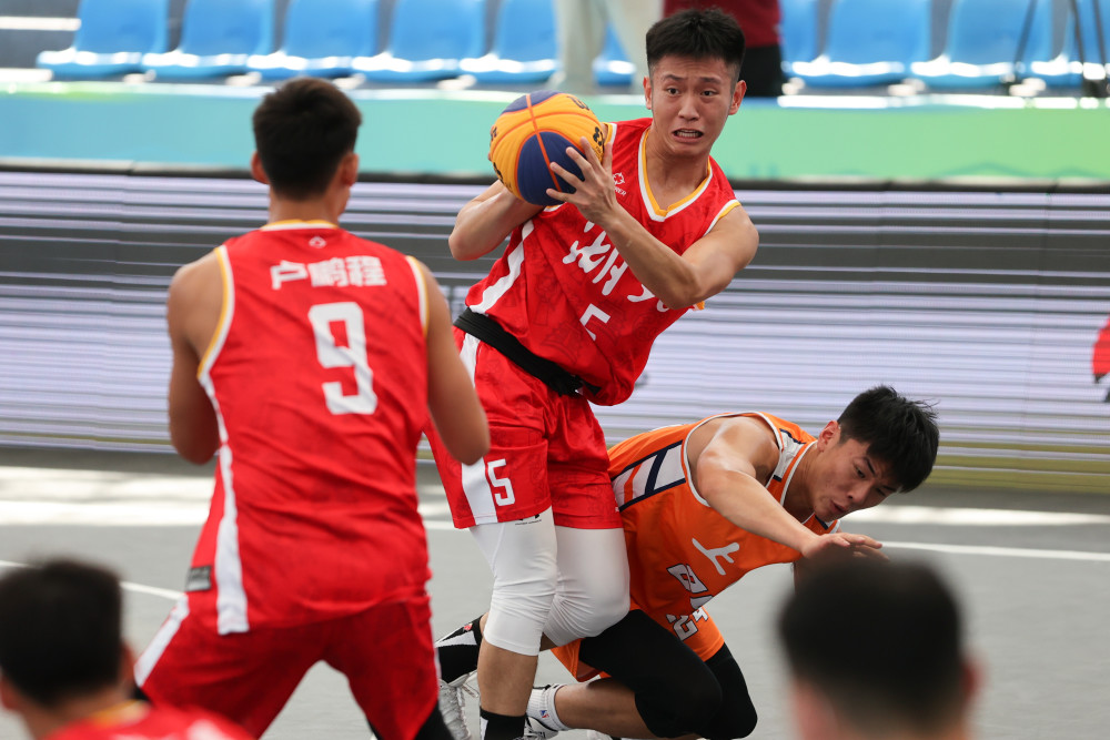 (全运会)三人篮球——男子19岁以下组半决赛:湖北队胜上海队