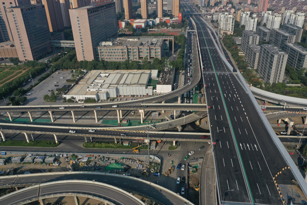 中秋献豪礼合肥畅通二环西南环主线桥通车