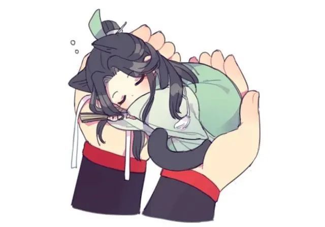 渣反外国画师笔下的冰秋师尊变小好可爱小小的冰妹超级萌