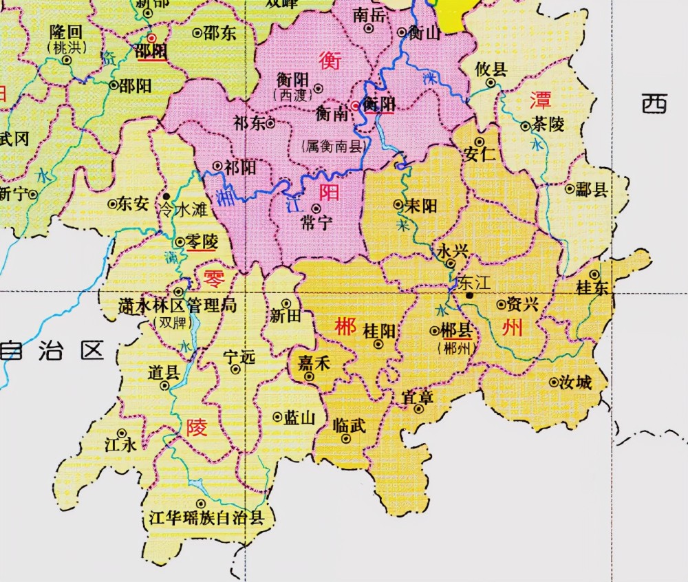 湖南省的區劃調整13個地級市之一郴州市為何有11個區縣