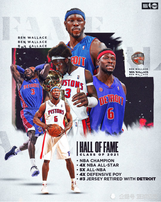 本华莱士成为联盟历史上首位以落选秀身份正式入选名人堂的成员