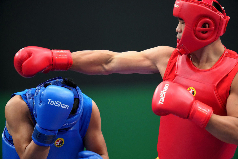 全运会1武术散打男子团体18决赛赛况