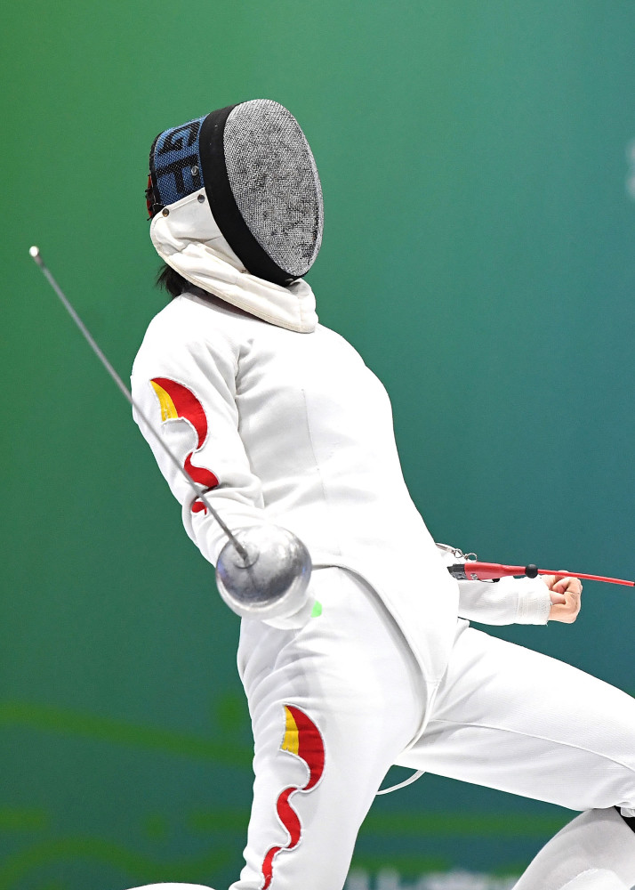 中国女子击剑运动员图片