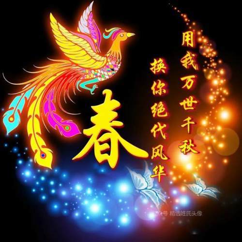 2021 新版"凤凰"炫酷姓氏头像丨用我万世千秋,换你绝代风华_腾讯新闻