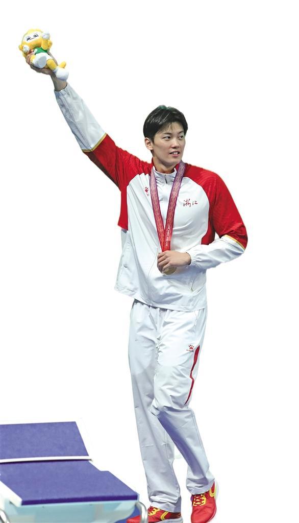 汪顺成为全运会金牌之王