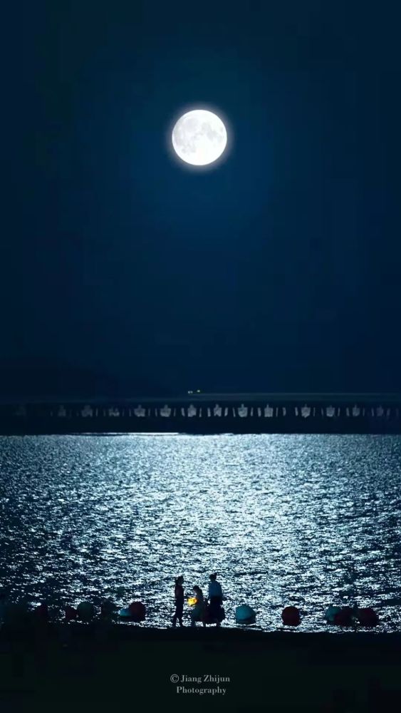 中秋月圆夜来看看金山最美的月亮在哪里