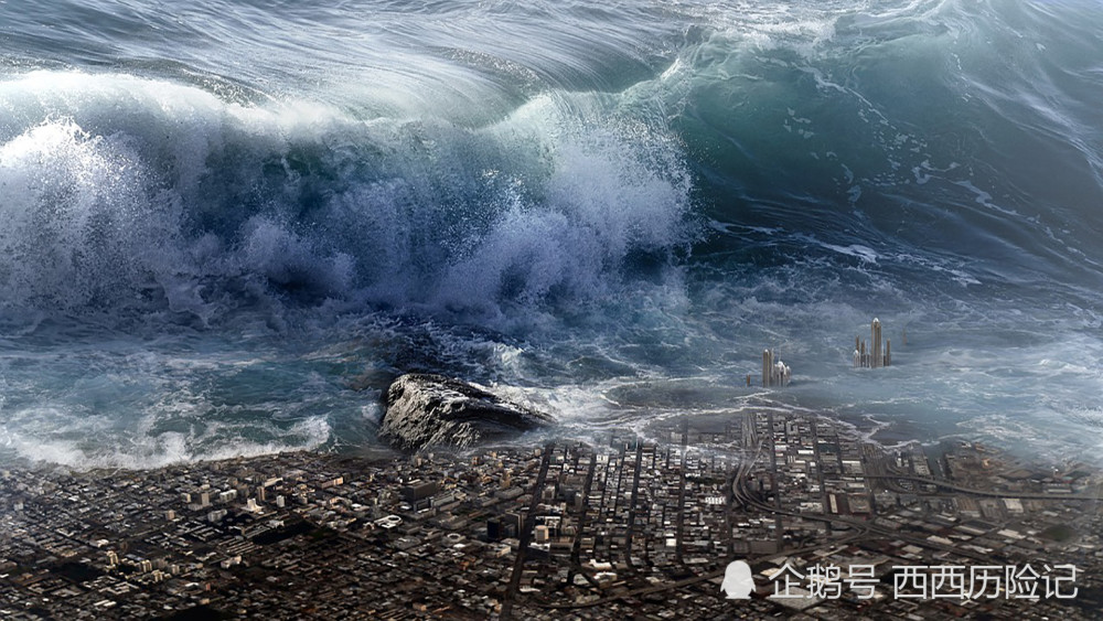 巨型海啸图片图片