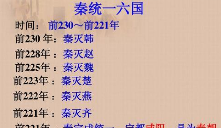 秦灭六国的过程是怎样的?那个国家最难打?