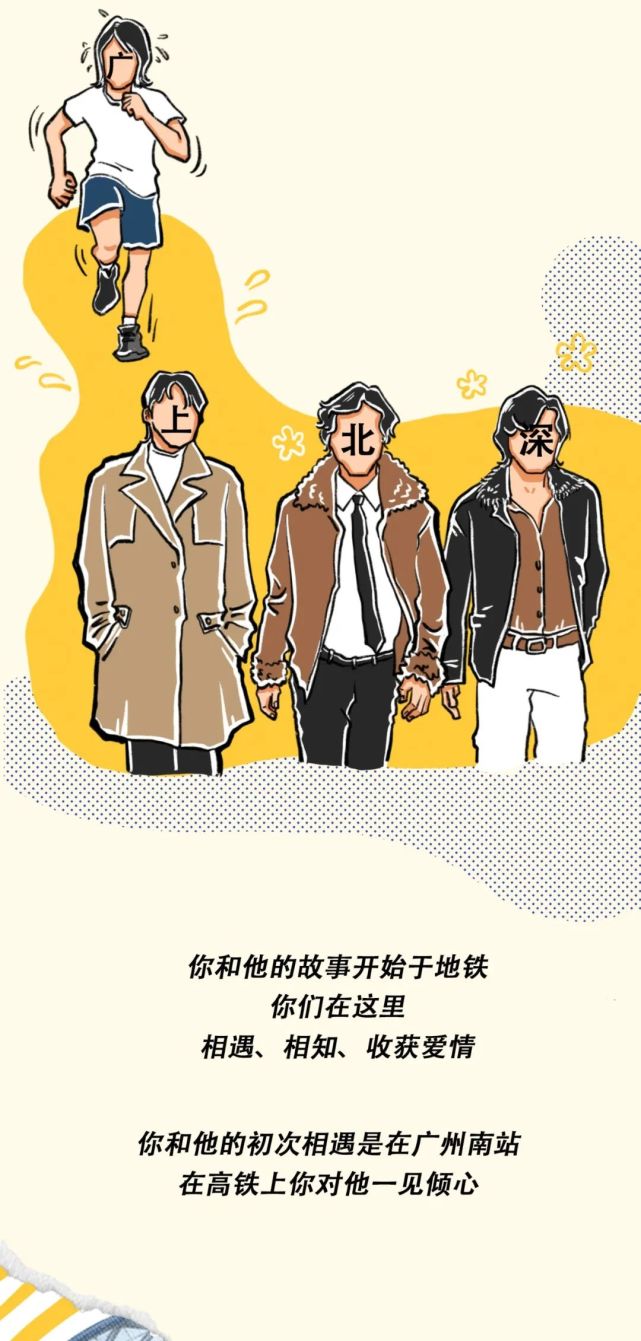 北上广深漫画图片