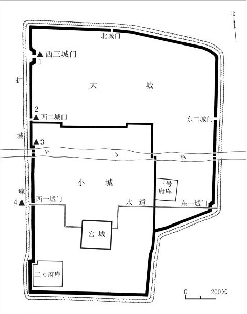 安阳殷墟平面图图片