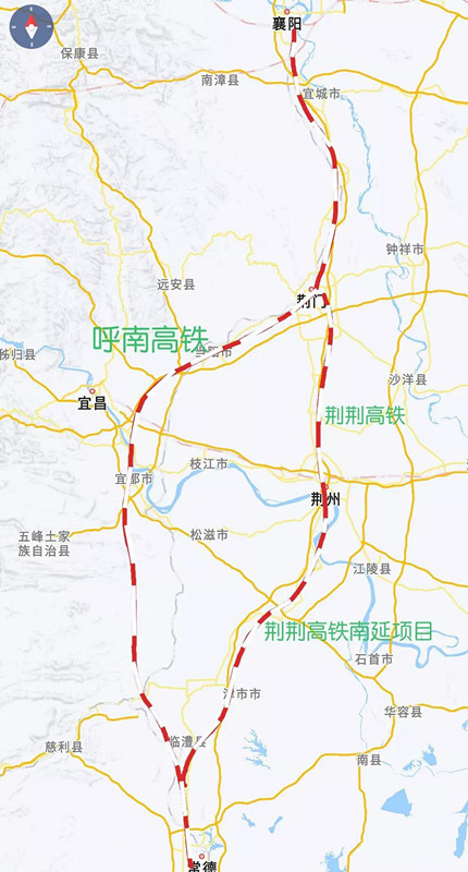 呼南高铁国家出资,荆荆常高铁荆常段湖北和湖南自筹资金建设_腾讯新闻