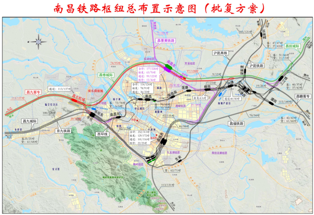 昌九高铁最新规划图图片