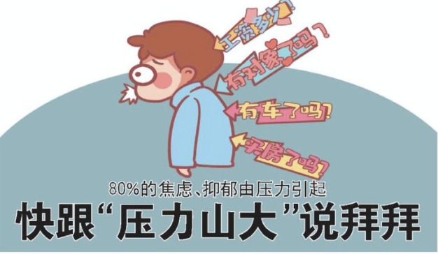 80%的焦虑,抑郁由压力引起!快跟"亚历山大"说拜拜