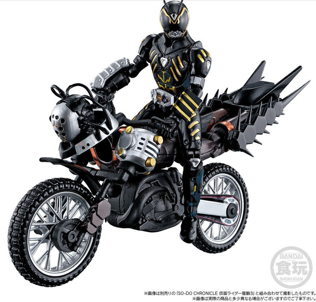 食玩装动chronicle假面骑士龙骑死亡野虎疯蟋恶徒套装