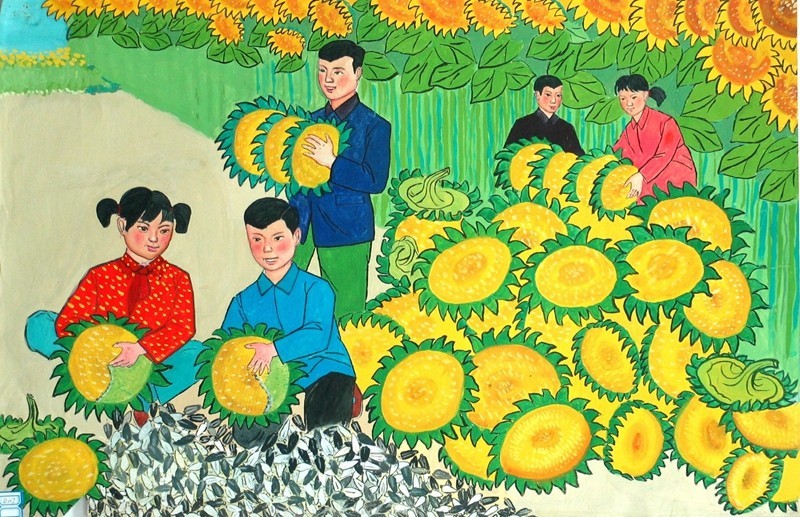 中国农民丰收节丨日照农民画"话"丰收_腾讯新闻