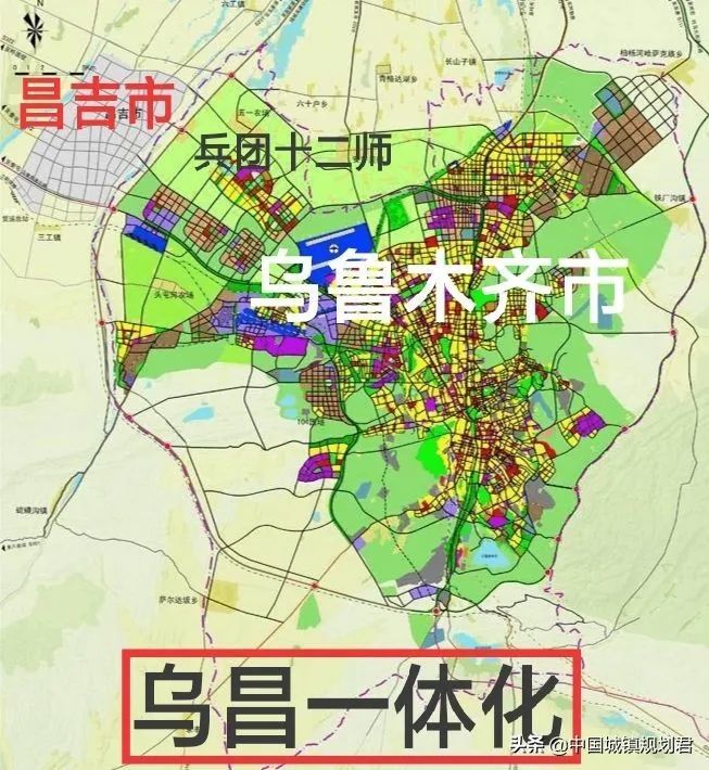 是"新疆自治区党委,人民政府作出了在不涉及乌鲁木齐市,昌吉州行政